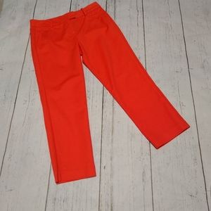 WILLI SMITH coral orange cropped/ankle pan…